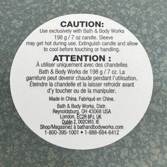 Bath & Body Works Stoneware Green & Gold Mushroom Single Wick Candle Holder - Picture 8 of 9